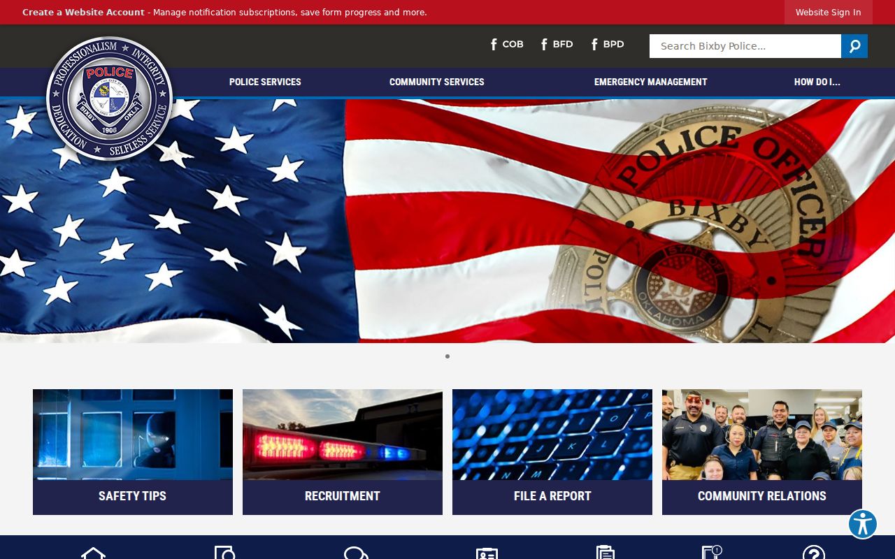 Bixby warrant records police and court contact
